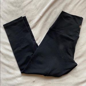 Black Spiritual Gangster Capri leggings. Small.